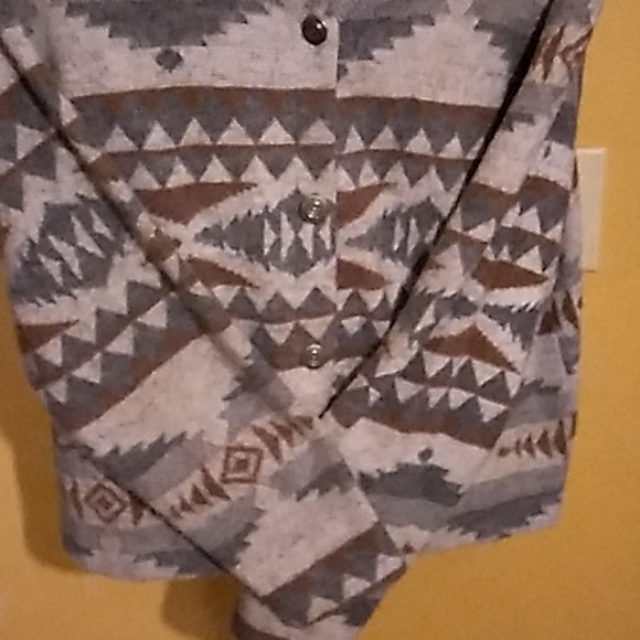 Aztec Print Jacket - Sz Med - Picture 5 of 8